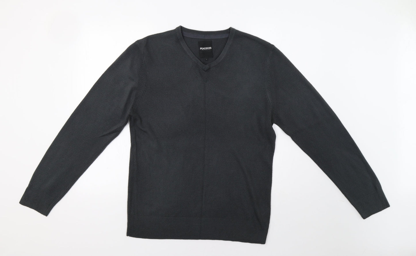 Peacocs Mens Grey   Pullover Jumper Size L
