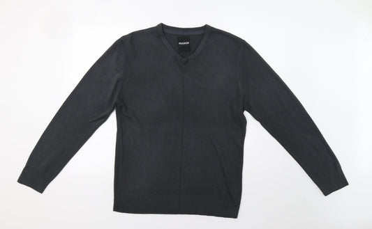 Peacocs Mens Grey   Pullover Jumper Size L