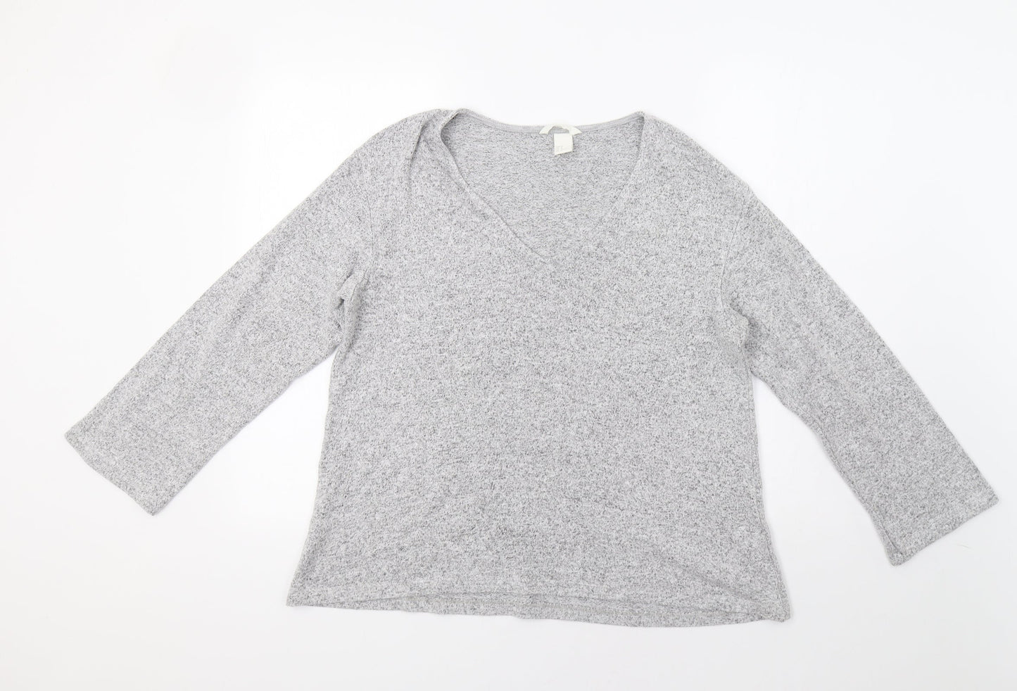 H&M Womens Grey   Pullover Jumper Size M