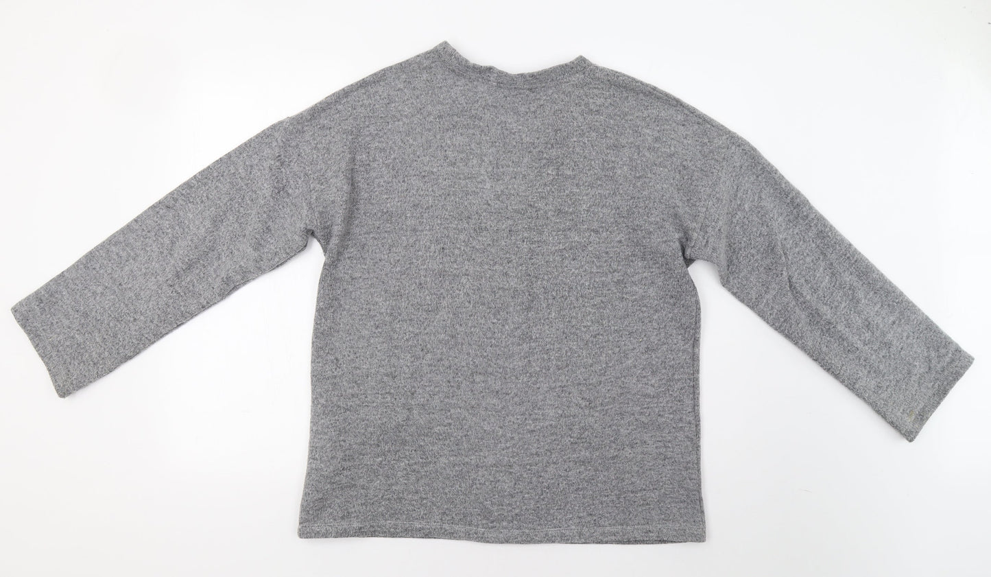 Zara Womens Grey   Pullover Jumper Size S