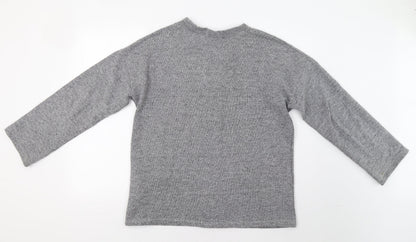 Zara Womens Grey   Pullover Jumper Size S