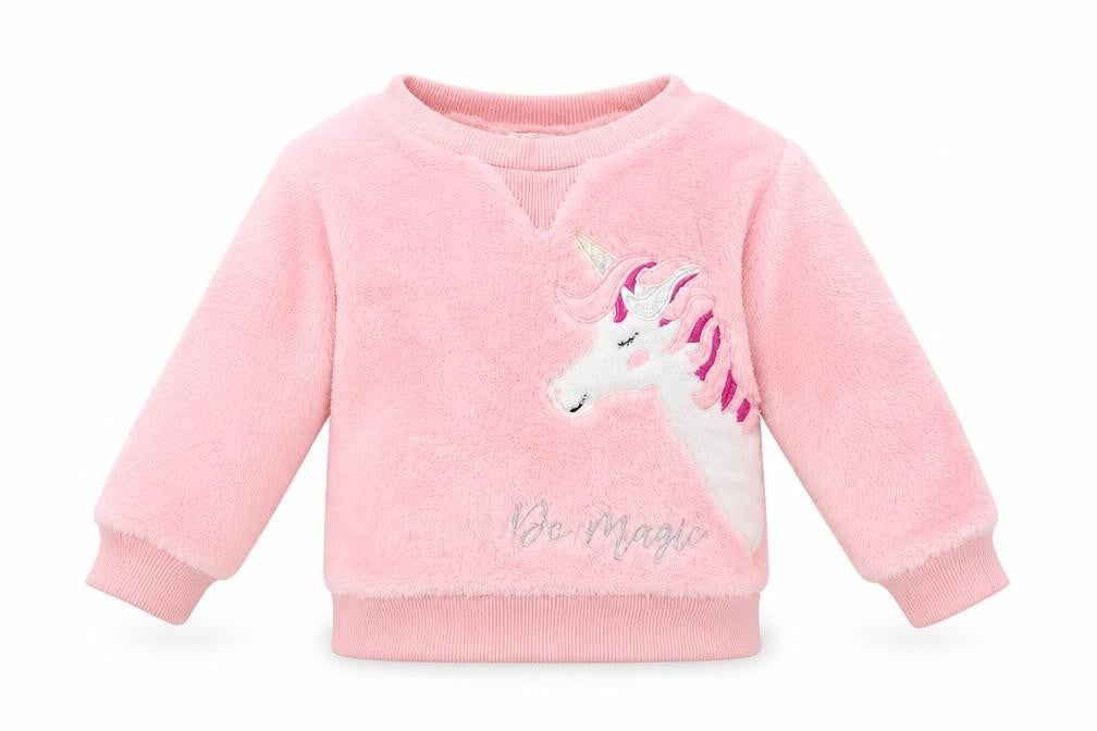 Very Baby Pink   Pullover Jumper Size 9-12 Months  - Unicorn
