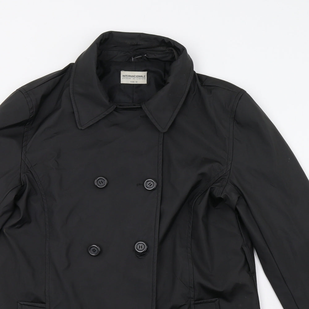 Internacionale Womens Black   Jacket  Size 10