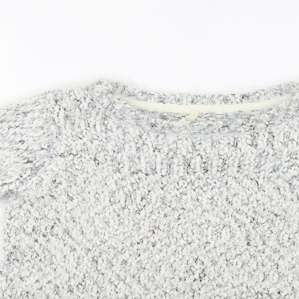 Primark Girls Grey   Pullover Jumper Size 7-8 Years