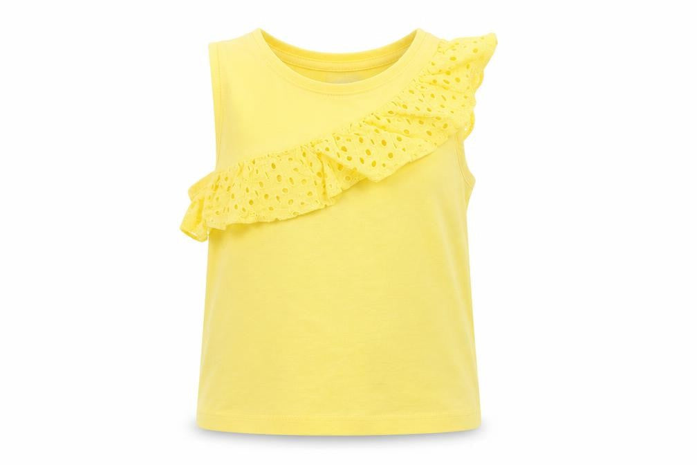 Matalan Girls Yellow   Basic Tank Size 7 Years