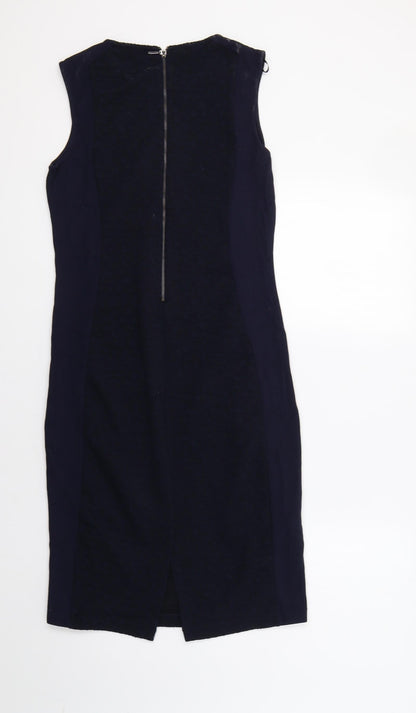 Preloved NEXT Womens Blue   Fit & Flare  Size 12 - Back