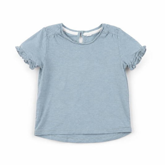 Tu Girls Blue   Basic T-Shirt Size 3-4 Years