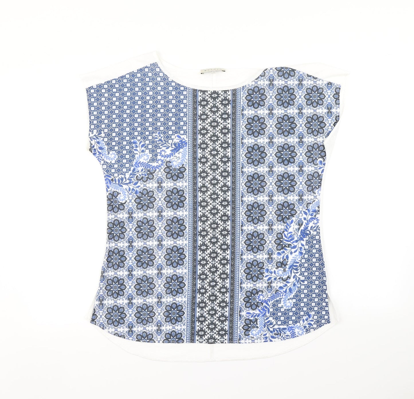 Ntmeg Womens Blue   Basic T-Shirt Size 12
