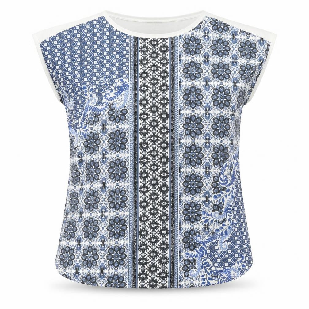 Ntmeg Womens Blue   Basic T-Shirt Size 12