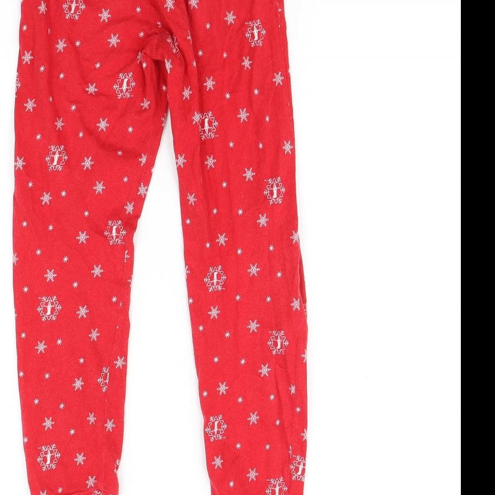 elf on the shelf Girls Red    Pyjama Pants Size 7-8 Years