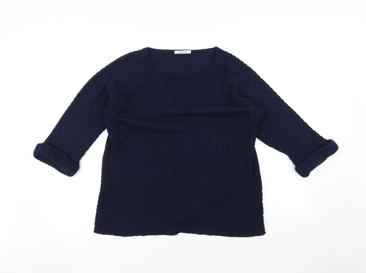 Simply Stock Shop Womens Blue   Pullover Jumper Size L