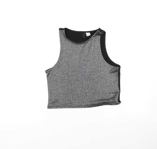 H&M Womens Grey   Camisole T-Shirt Size M