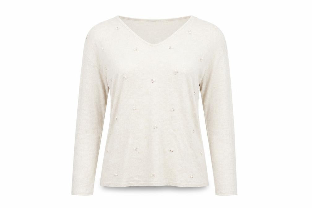 George Womens Beige   Pullover Jumper Size M