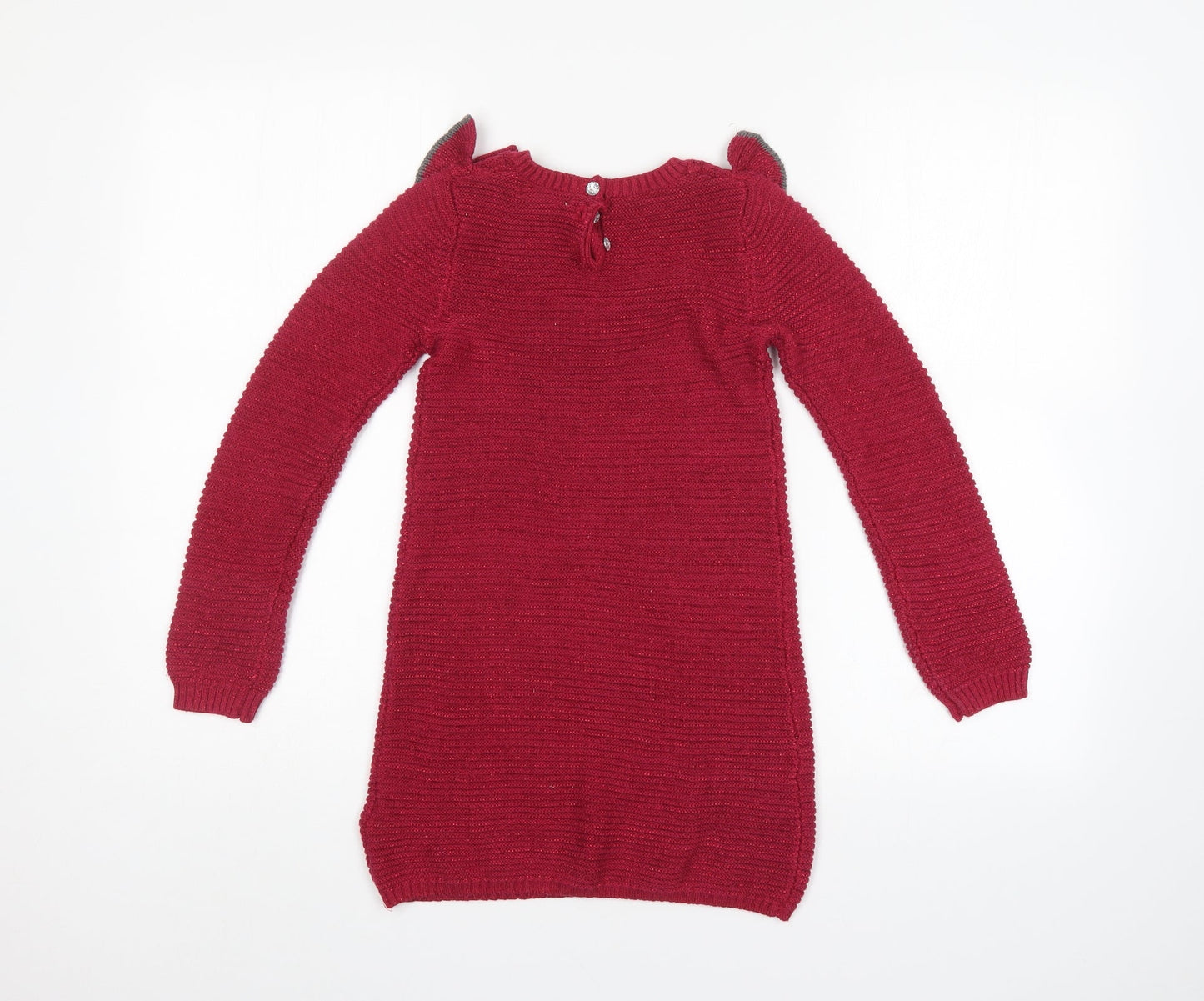 Miss Mona Mouse Girls Purple   Pullover Jumper Size 5-6 Years