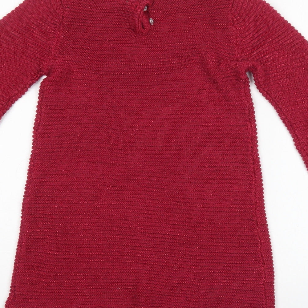 Miss Mona Mouse Girls Purple   Pullover Jumper Size 5-6 Years