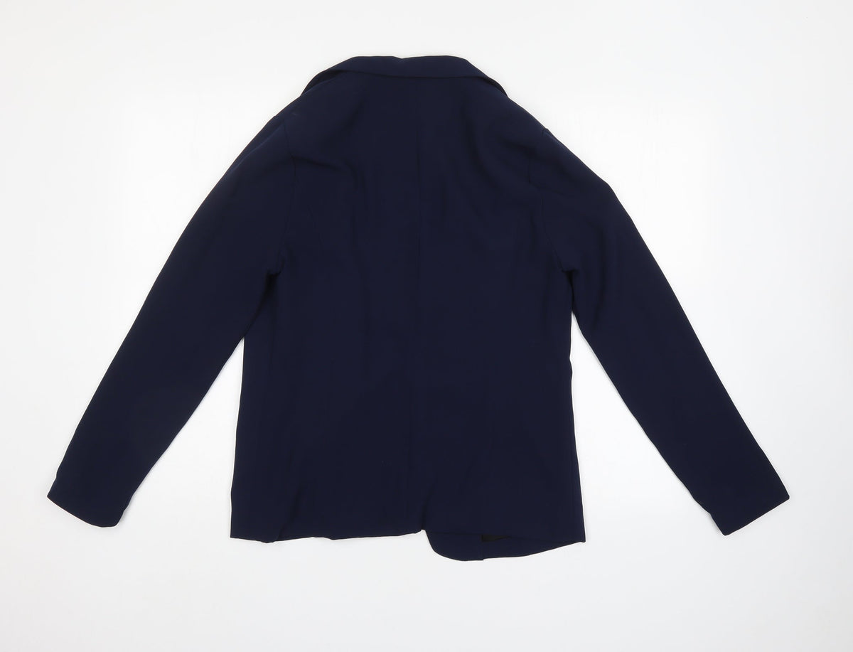 New Look Womens Blue   Jacket Suit Jacket Size 10