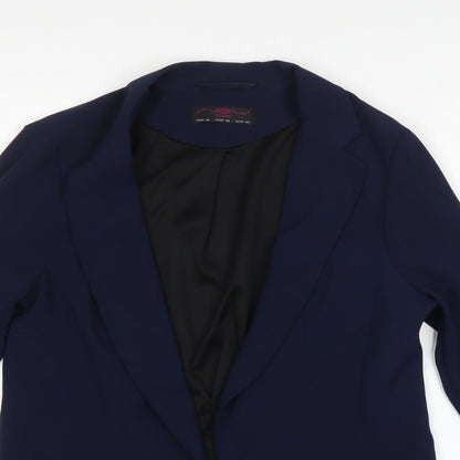 New Look Womens Blue   Jacket Suit Jacket Size 10