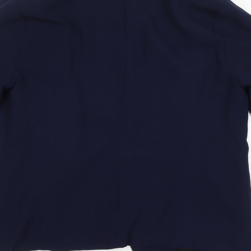 New Look Womens Blue   Jacket Suit Jacket Size 10