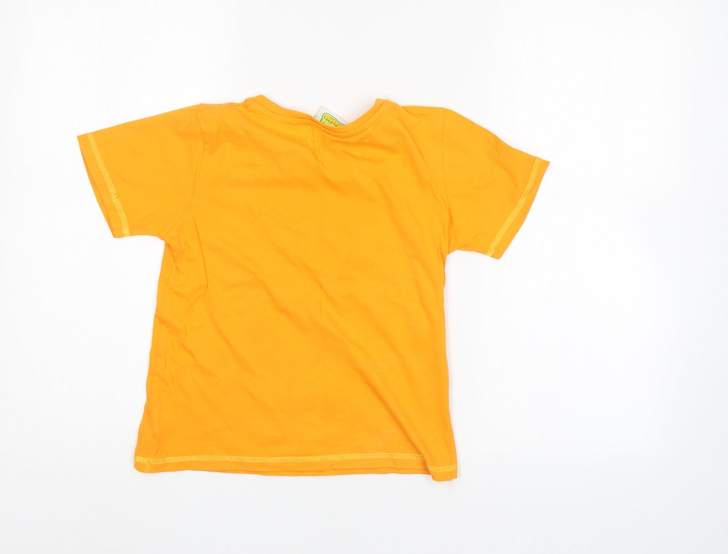 moshi monsters Girls Orange   Basic T-Shirt Size 7-8 Years