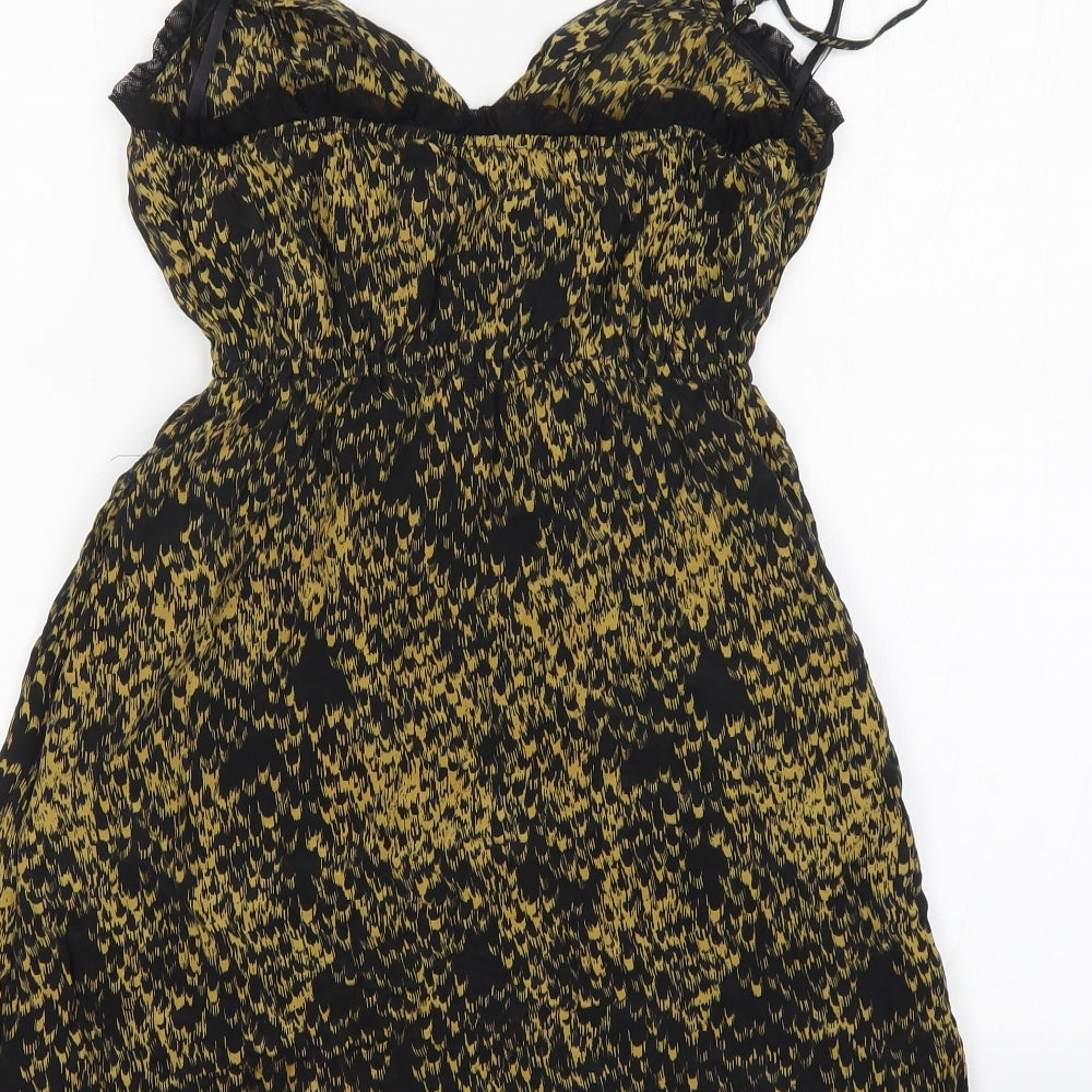Ecote Womens Multicoloured Animal Print  A-Line  Size XS