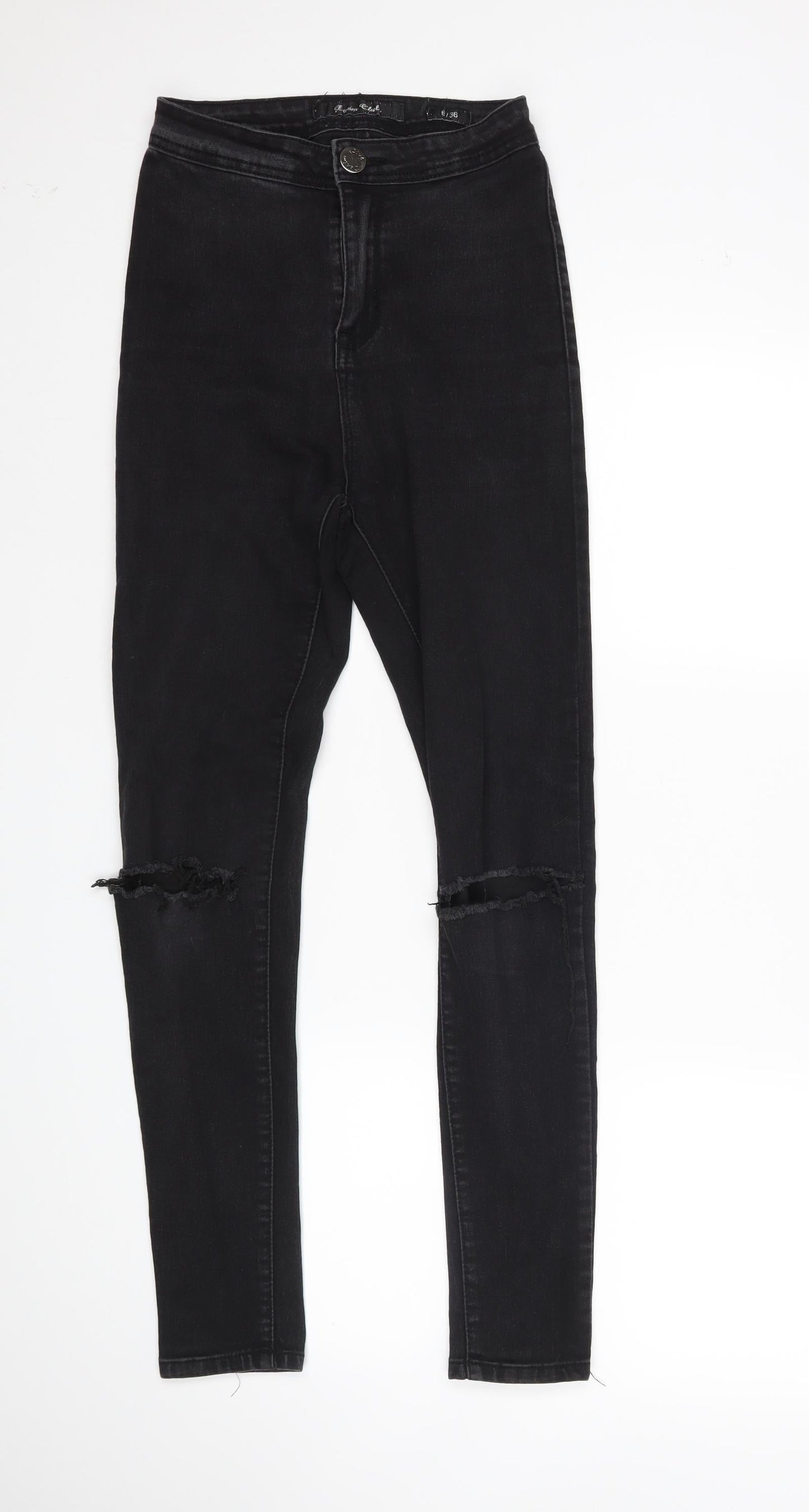Denim Club Womens Black   Skinny Jeans Size 8 L27 in