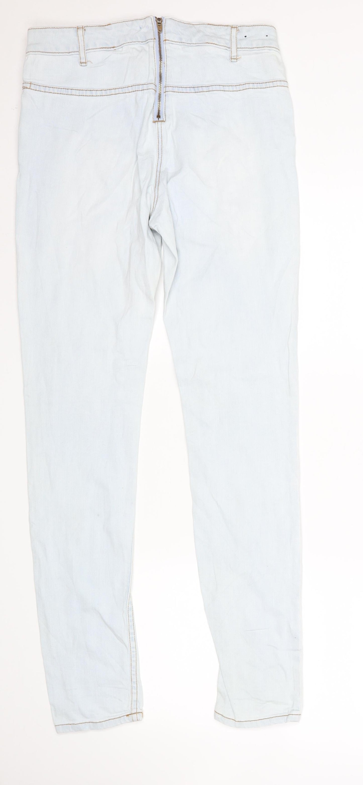 H&M Womens Blue   Skinny Jeans Size 8 L30 in