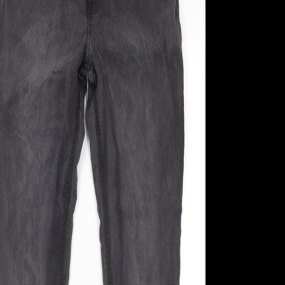 H&M Womens Grey   Skinny Jeans Size 12 L29 in