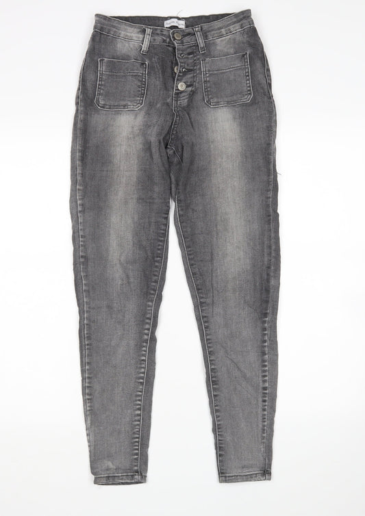 Secret Denim Womens Grey   Skinny Jeans Size 6 L27 in