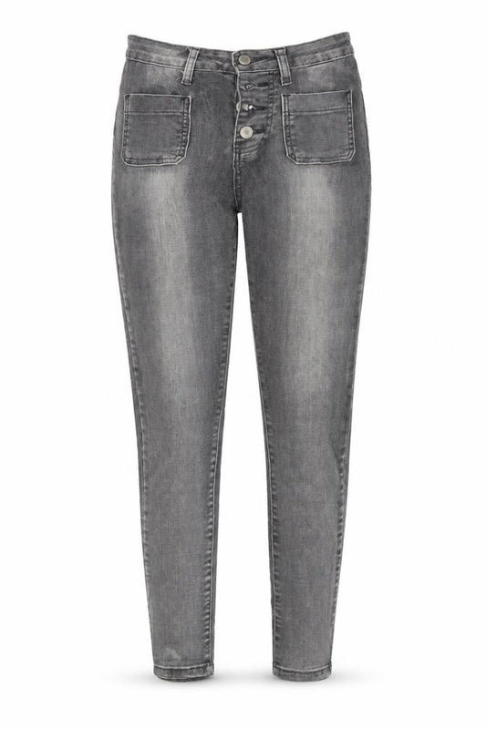 Secret Denim Womens Grey   Skinny Jeans Size 6 L27 in