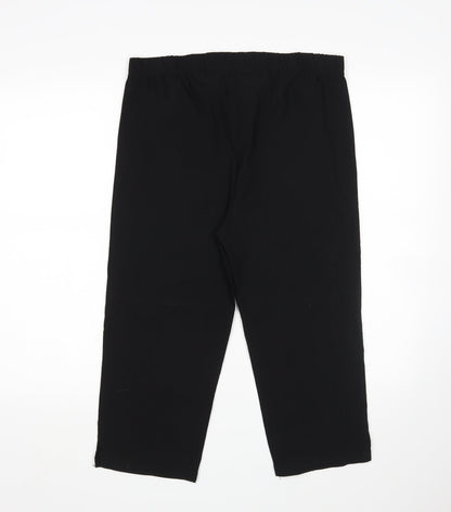 Preworn Womens Black   Cropped Trousers Size M L20 in