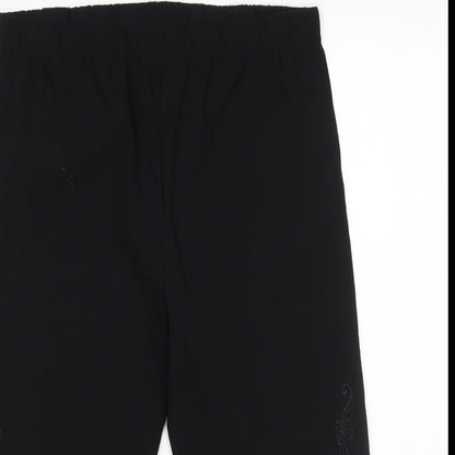 Preworn Womens Black   Cropped Trousers Size M L20 in