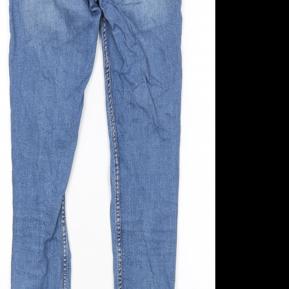 H&M Womens Blue   Skinny Jeans Size 10 L29 in