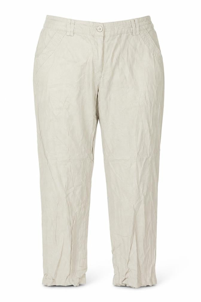 Canda Womens Beige   Trousers  Size 14 L30 in