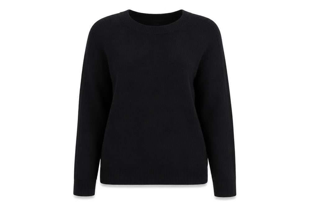 TU Womens Black  Knit Pullover Jumper Size 10