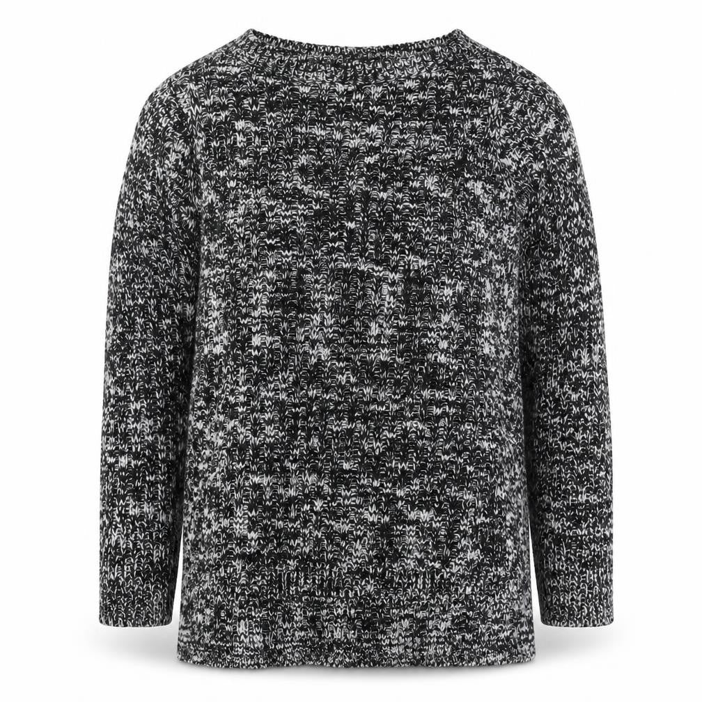 F&F Womens Black  Knit Pullover Jumper Size 10  - Black and White