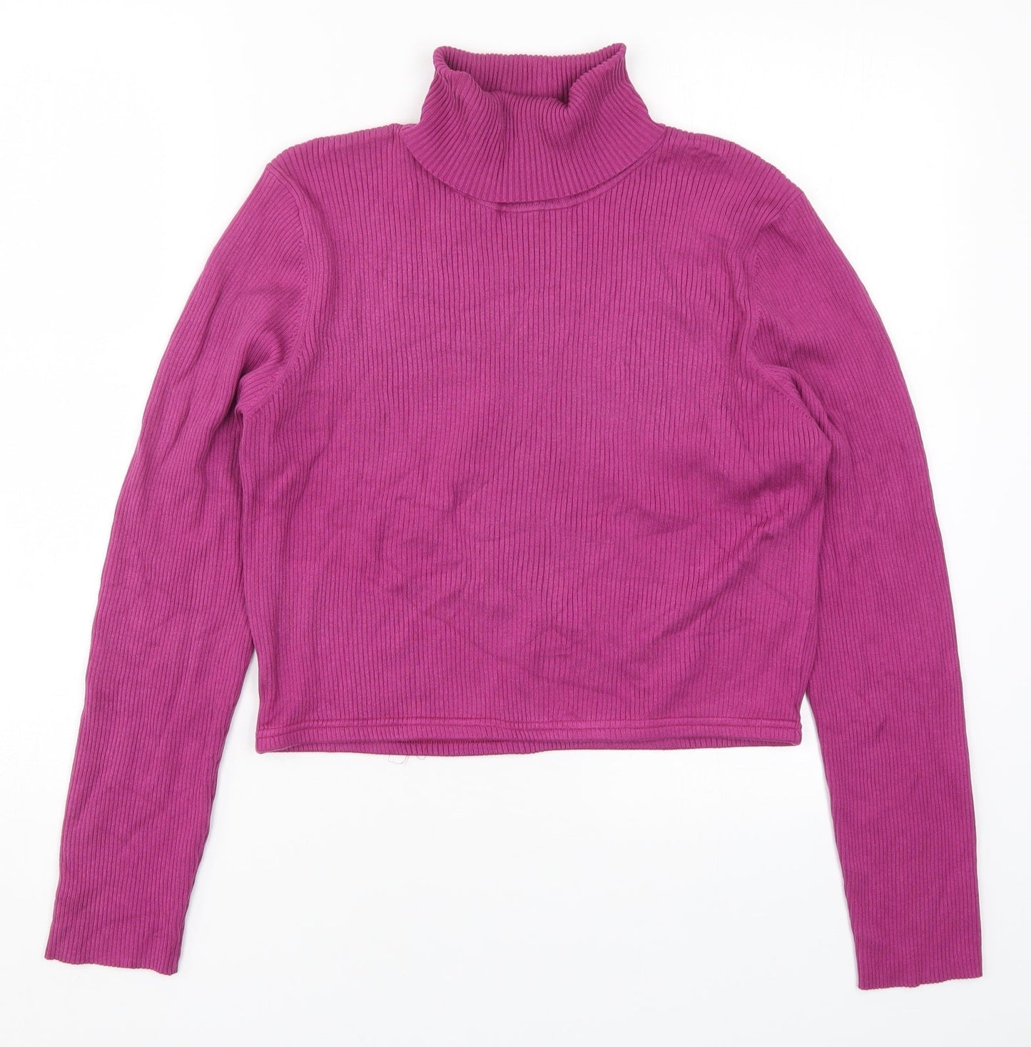 Preworn Womens Pink  Knit Pullover Jumper Size L