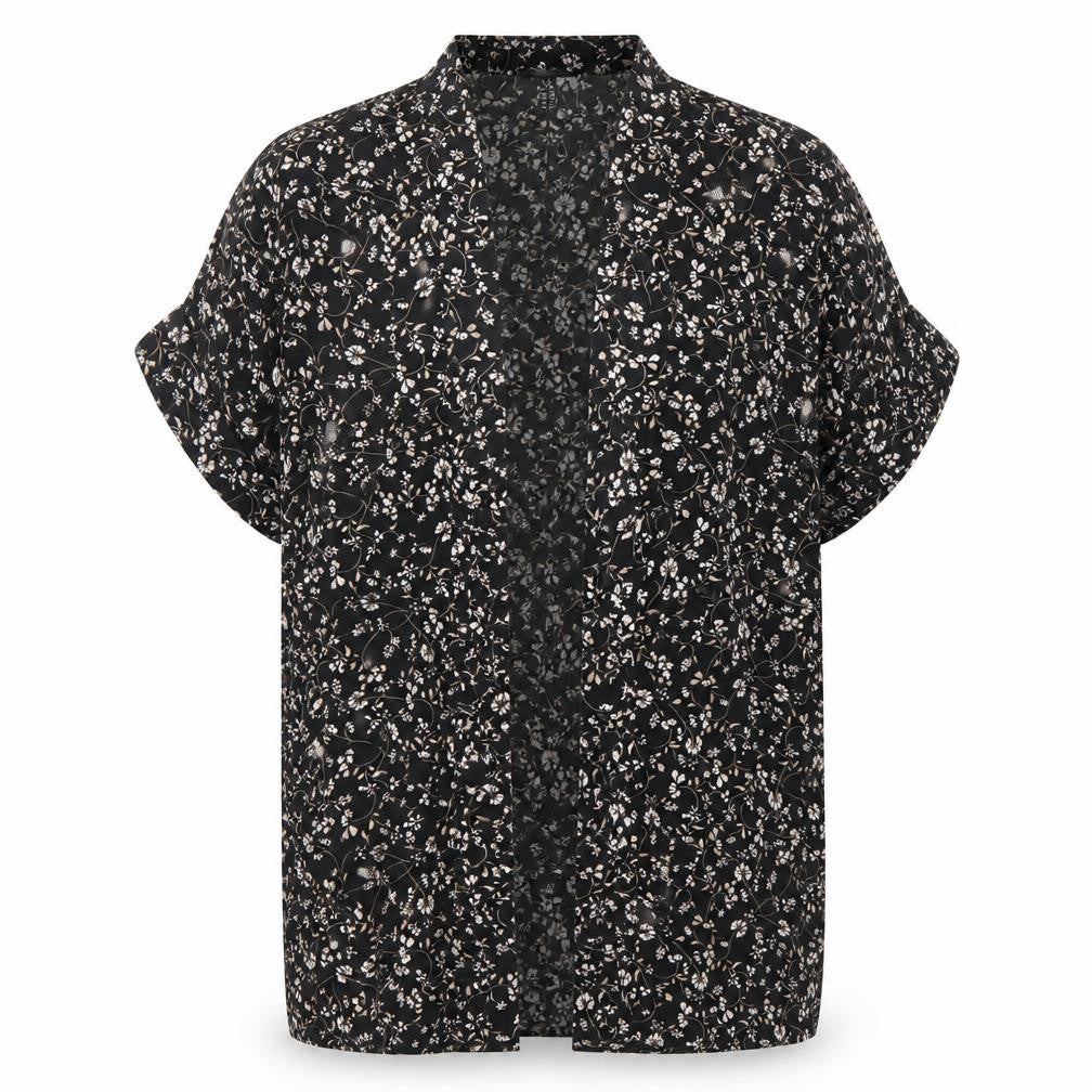 H&M Womens Black Floral  Jacket  Size XS