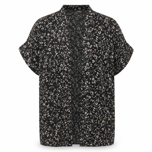 H&M Womens Black Floral  Jacket  Size XS