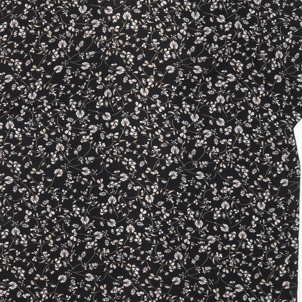 H&M Womens Black Floral  Jacket  Size XS