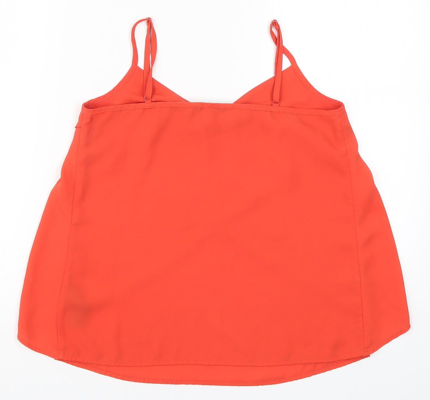 Miss Selfridge Womens Red   Basic Tank Size 4