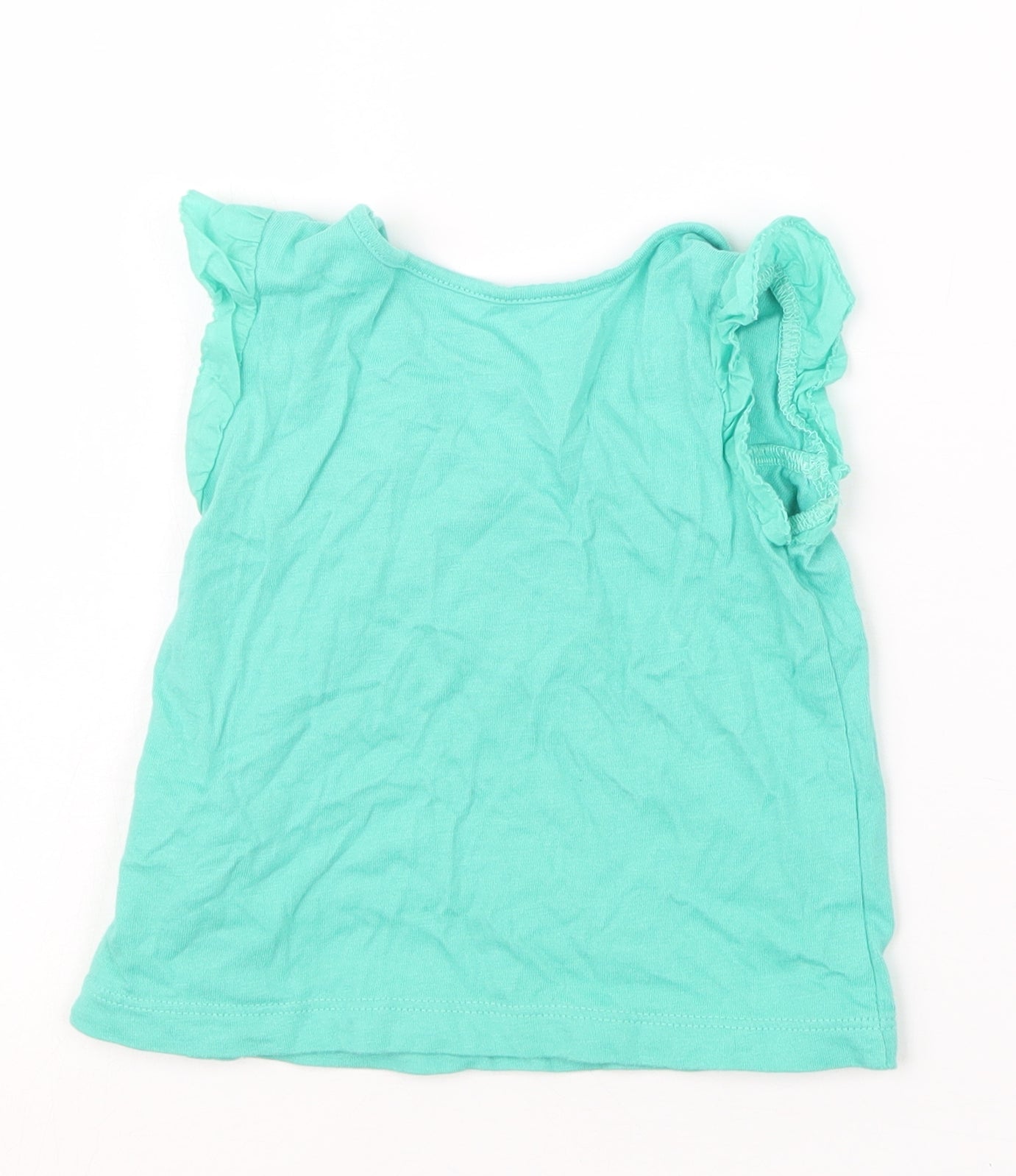 Gap Girls Green   Basic T-Shirt Size 12-18 Months