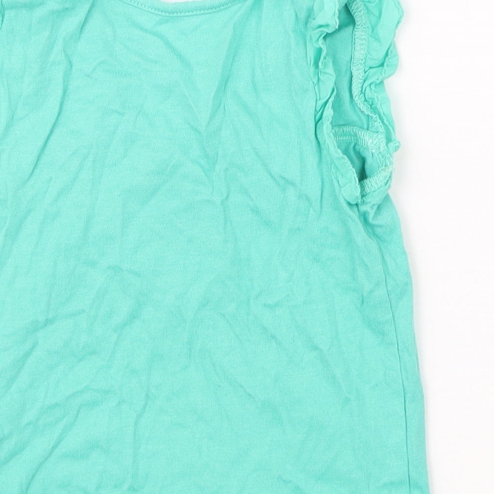 Gap Girls Green   Basic T-Shirt Size 12-18 Months