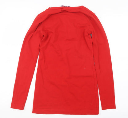 YLondon Womens Red   Basic T-Shirt Size S
