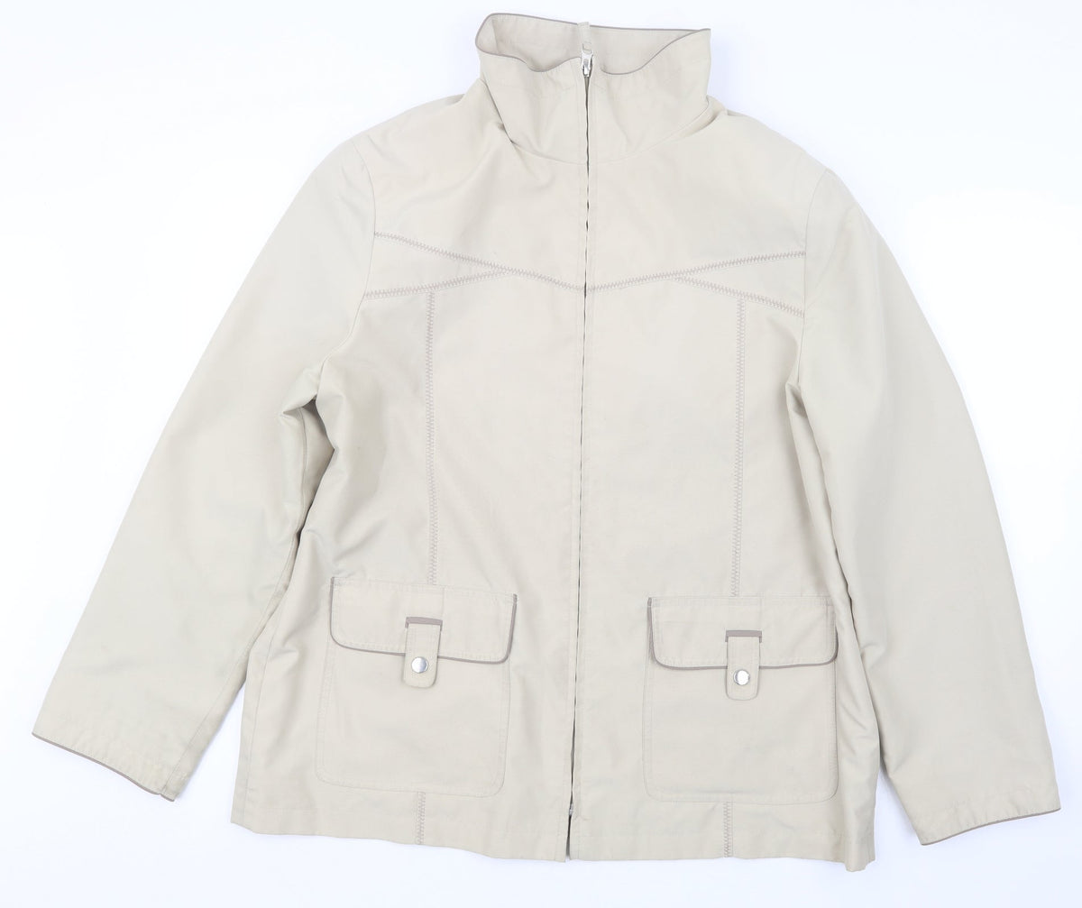 Bonmarché Womens Beige Jacket Size M