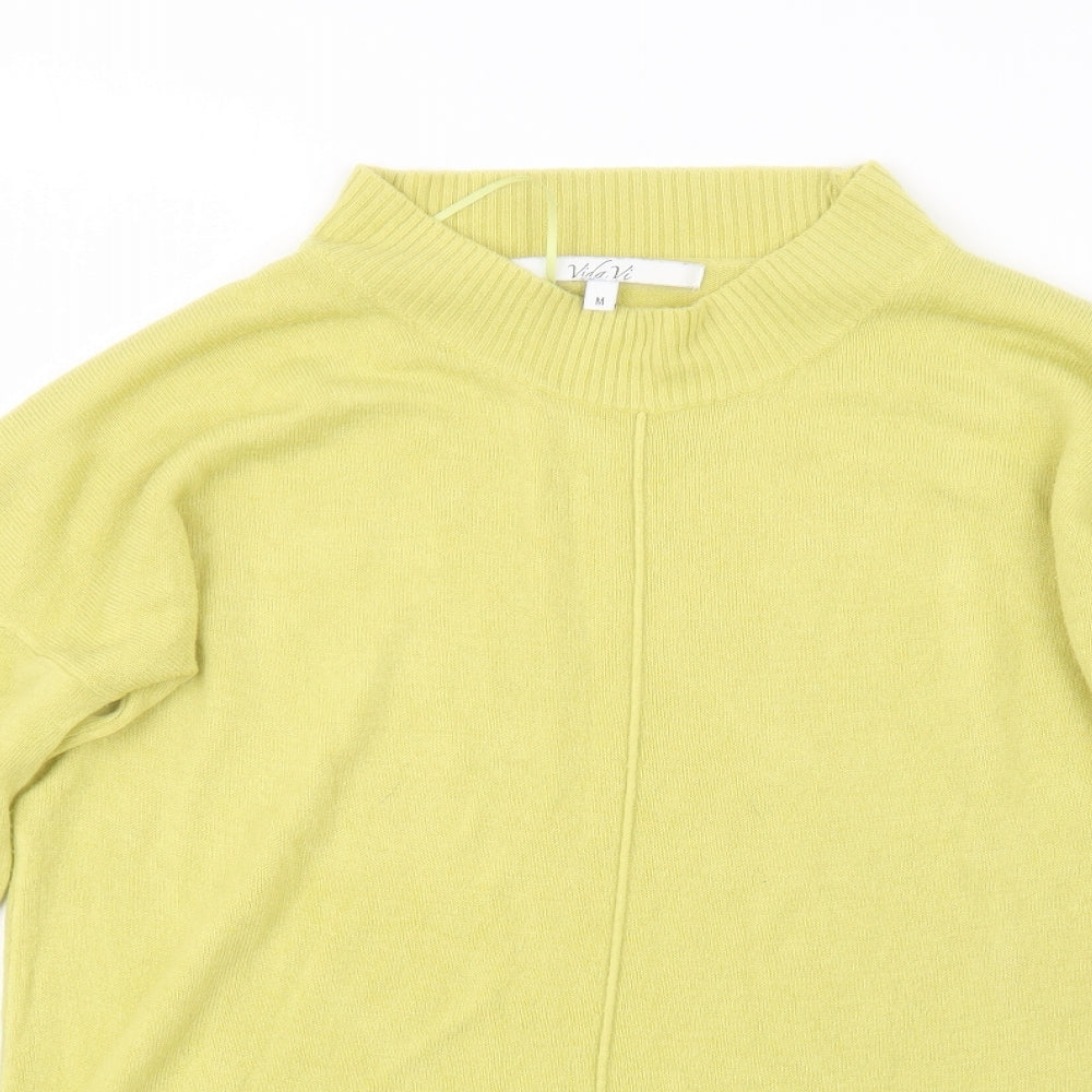 Vid a Vi Womens Green  Knit Pullover Jumper Size M