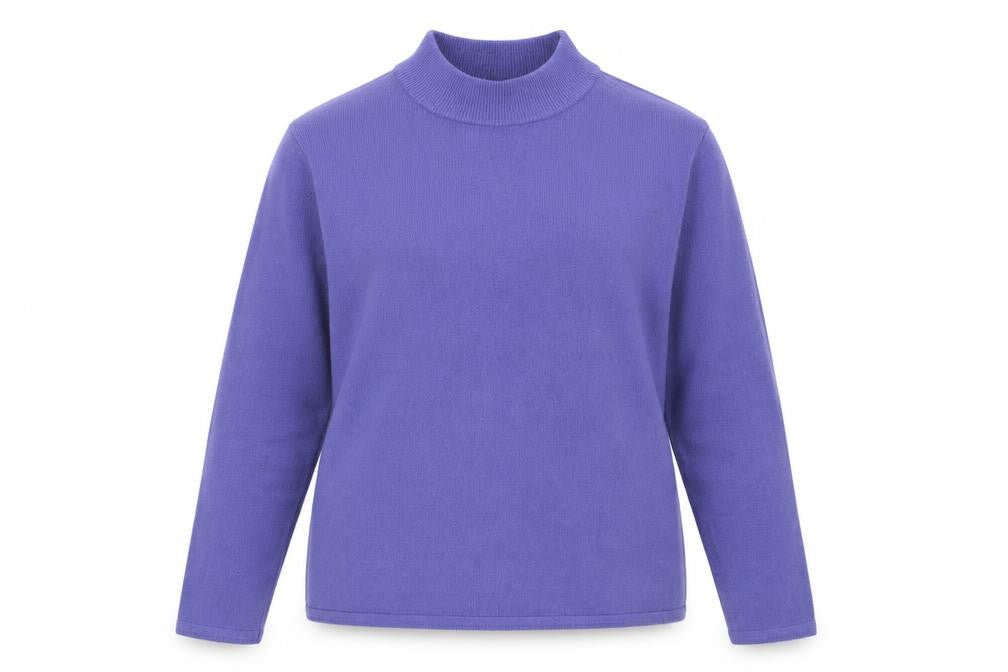 Bonmarché Womens Purple Knit Pullover Jumper Size L