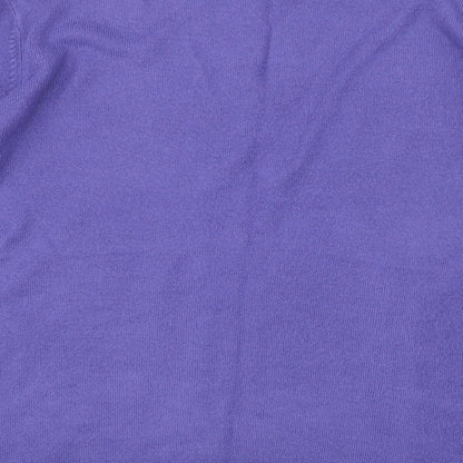 Bonmarché Womens Purple Knit Pullover Jumper Size L