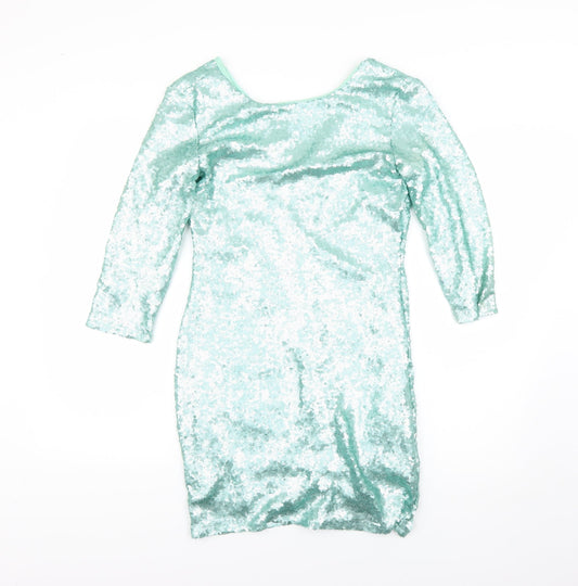 Blink Womens Green   Fit & Flare  Size 12