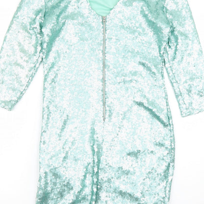 Blink Womens Green   Fit & Flare  Size 12