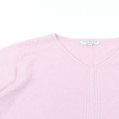 marianna Womens Purple   Pullover Jumper Size XL